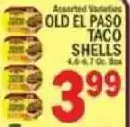 C Town Old El Paso taco shells offer