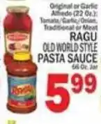 C Town Ragu Old World Style Pasta Sauce offer