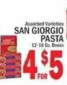C Town San giorgio pasta offer