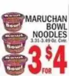 C Town Maruchan bowl noodles offer