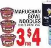 C Town Maruchan bowl noodles offer
