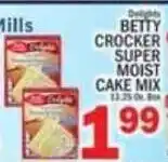 C Town Betty crocker super moist cake mix offer