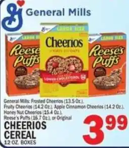 C Town General Mills Cheerios Cereal offer
