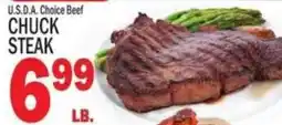 C Town U.s.d.a. choice beef chuck steak offer
