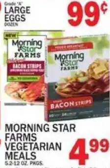 C Town Morning star farms vegetarian meals offer