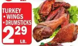 C Town Turkey Wings Drumsticks offer