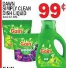 C Town Gain simply clean dish liquid offer