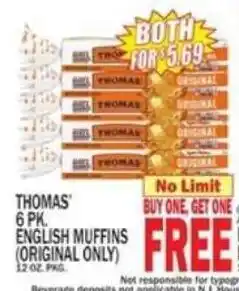 C Town Thomas' english muffins offer