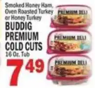 C Town Buddig premium cold cuts offer