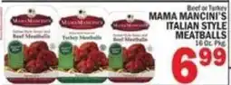 C Town Mama Mancini's Italian Style Meatballs offer