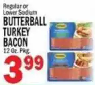 C Town Butterball turkey bacon offer