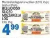 C Town Belgioso sliced mozzarella log offer