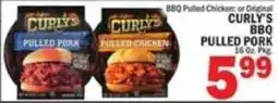 C Town Curly's bbq pulled pork or pulled chicken offer