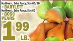 C Town Bartlett pears offer