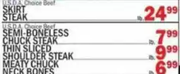 C Town U.s.d.a. Choice Beef Skirt Steak offer