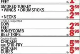 C Town Smoked turkey wings drumsticks offer