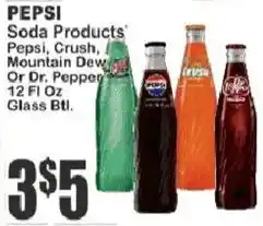 Food Universe Pepsi Products Pepsi, Crush, Mountain Dew or Dr. Pepper offer