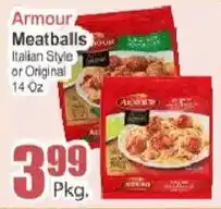 Food Universe Armour meatballs offer