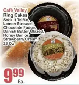 Food Universe Cafe Valley ring cakes offer