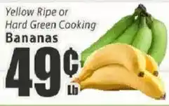 Food Universe Yellow Ripe or Hard Green Cooking Bananas offer