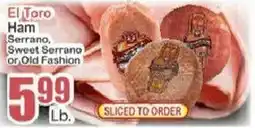 Food Universe El Toro Ham offer