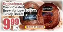 Food Universe Kretschmar oven roasted brown or low sodium turkey breast offer