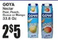 Food Universe Goya nectar offer