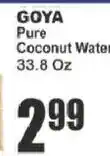 Food Universe Goya pure coconut water offer