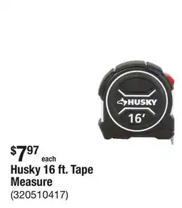 The Home Depot Husky 16 ft. Tape Measure offer