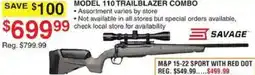 Dunham's Sports Savage Model 110 trailblazer combo offer