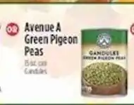 Pioneer Supermarkets Avenue A Green Pigeon Peas offer