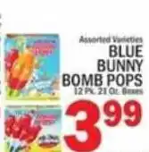 C Town Blue Bunny bomb pops offer