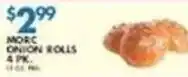 Associated Morc onion rolls offer