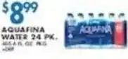 Associated Aquafina water offer