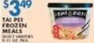 Associated Tai pei frozen meals offer