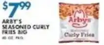 Associated Arby's seasoned curly fries big offer