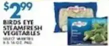 Associated Birds eye steamfresh vegetables offer
