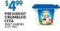 Associated President crumbled feta offer