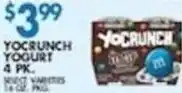 Associated Yocrunch yogurt offer