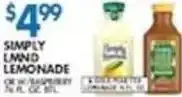 Associated Simply lmnd lemonade offer