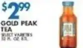 Associated Gold peak tea offer