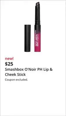 JC Penney Smashbox O'Noir PH Lip & Cheek Stick offer
