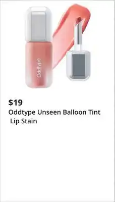 JC Penney Oddtype Unseen Balloon Tint Lip Stain offer