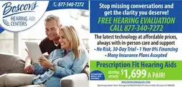 Boscov's HEARING AID CENTER offer