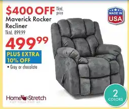 Boscov's Maverick Rocker Recliner offer
