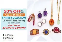 Boscov's LE VIAN Fine Jewelry offer