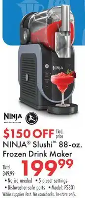 Boscov's NINJA Slushi 88-oz. Frozen Drink Maker offer