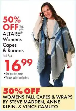 Boscov's ALTARE Women Capes & Ruanas offer
