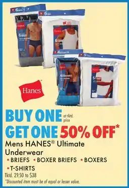 Boscov's Mens HANES Ultimate Underwear offer