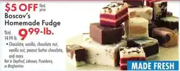Boscov's Boscov's Homemade Fudge offer